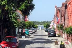 Fischers meerZeit Blick die Straße herunter