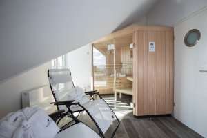 meerZeiten Penthouse Waterkant Sauna