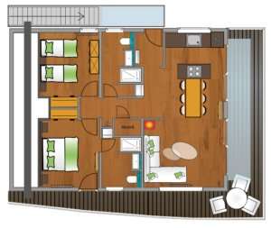meerZeiten House on Top Grundriss