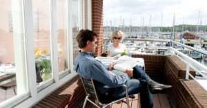 meerZeiten Appartement Typ H Balkon