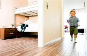 meerZeiten Appartement Typ A Schlafen Kinder
