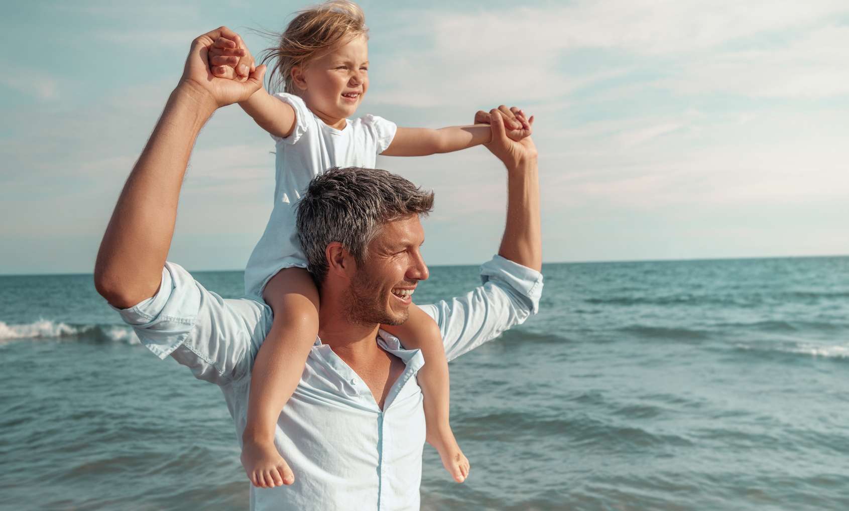 meerZeiten Papa mit Tochter