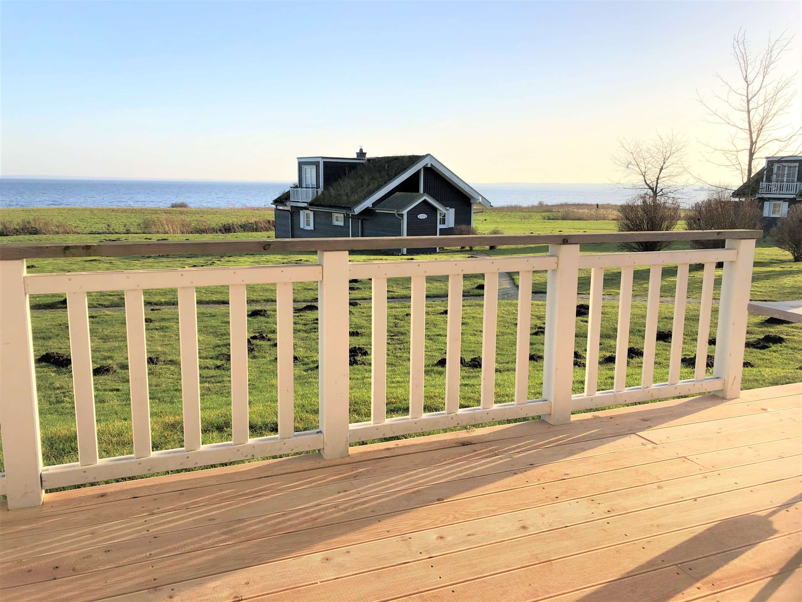 Traumhaus meerZeit Terrasse mit Meerblick meerZeiten