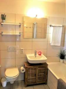 meerZeit Ferienhaus Wolke 7 Bad