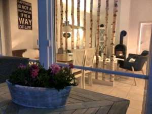 meerZeit Ferienhaus Wolke 7 Wohnzimmer